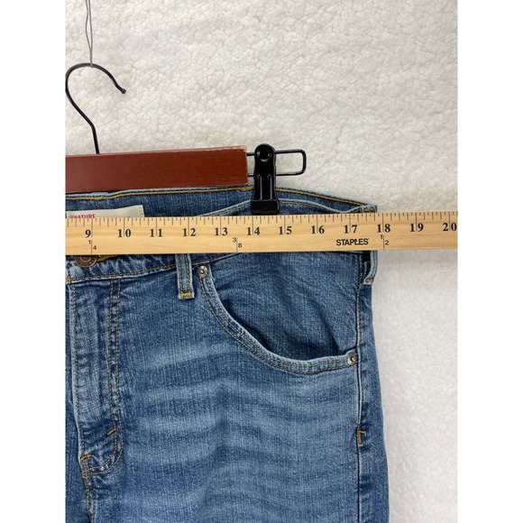 Signature Levi Strauss & Co Jeans Mens Blue Light Wash Bootcut Denim Pants 36x30 - Picture 3 of 10